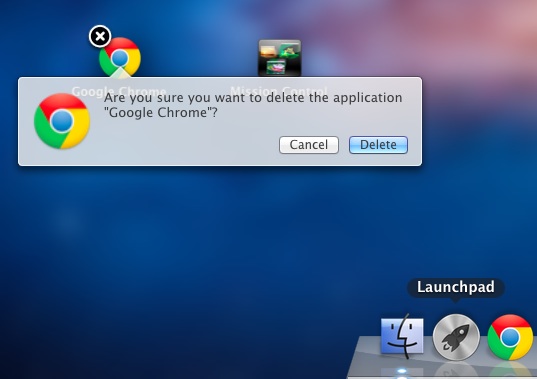 How to remove shared app on macbook
